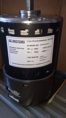 Ge ecm 5sme39sl0674 3/4 hp trane d341314p43 cw 208/230v blower motor warranty for sale