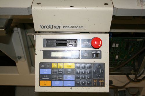 BROTHER BES-1230AC INDUSTRIAL EMBROIDERY MACHINE USED