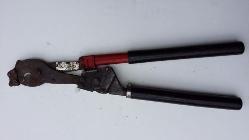 HK Porter 30&#034; Ratchet Hard Wire Cable Cutter