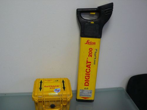 Leica digicat 200 + ezitex genny dual frequency cable/pipe locator ready2use for sale