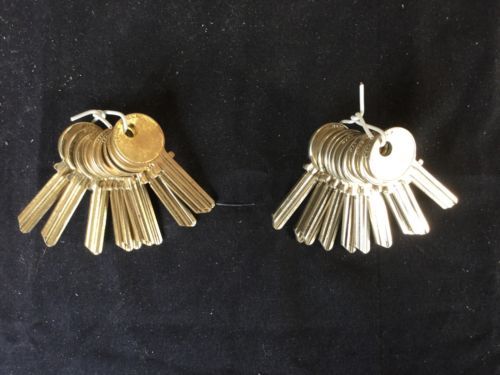 Locksmith Medeco Original and Clone Key Blanks, Air keyway, set of 20