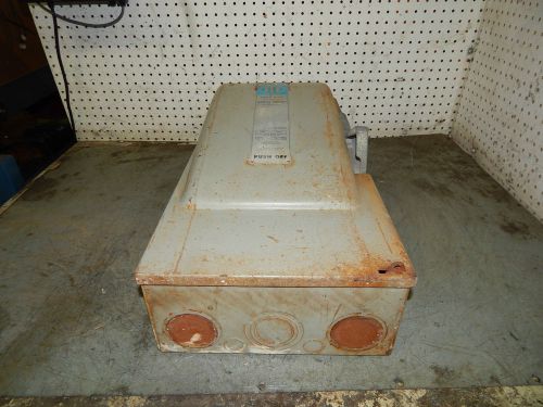 Used! ITE F354 Fusible Heavy Duty Safety Switch 200 Amp 600 Volt 3 Pole F-354