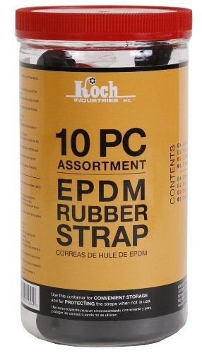 Koch 7101003 EPDM Tarp Strap 10 Piece Set