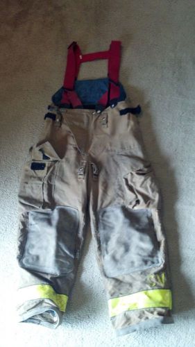 Globe firefighter trousers pants gx-7  34 x 30 suspenders harness loops gx7 for sale