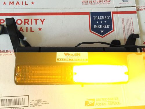 Whelen FlatLighter Visor Linear Strobes Low Profile Amber