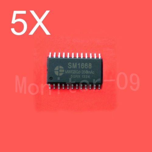 5PCS LED Drive Controller SM1668 SOP24 SMD ORIGINAL -NEW-