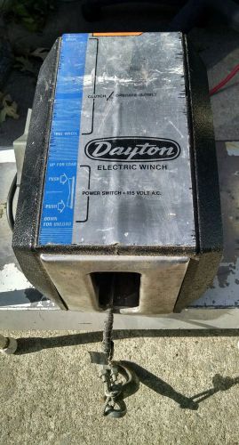Dayton electric winch # 4z327a for sale