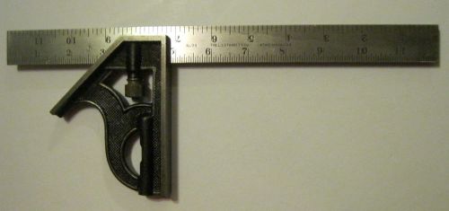 Antique LS STARRETT 12&#034; No 94 COMBINATION SQUARE - Machinist Tool