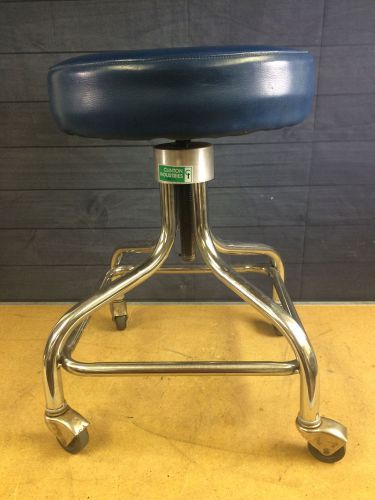 Vintage CLINTON PATIENT MEDICAL EXAM STOOL USA Made