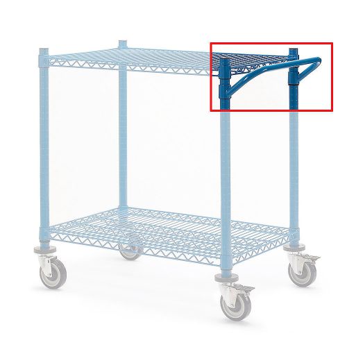 Relius elite cart handle for high-capacity wire shelving - 18&#034;w - blue for sale