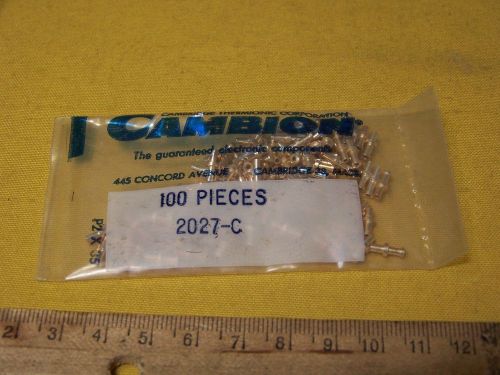 100/pk Cambion 160-2027-C Solder Terminal Turreted Thru Hole