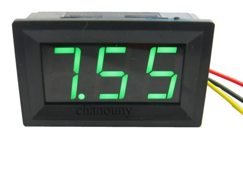 Dc0-100v green led dc digital voltmeter voltage panel meter volt gauge monitor for sale