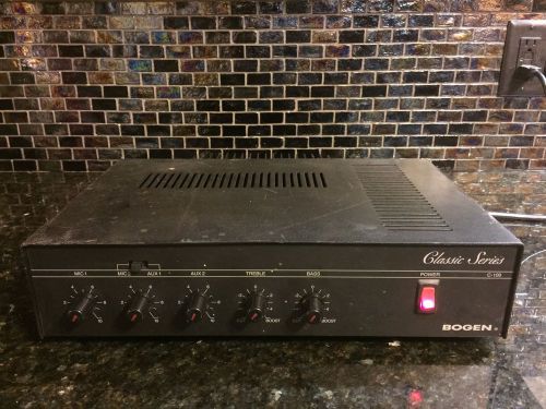Bogen Classic Series C-100 Amplifier PA Mixer 100w 25/70v No Reserve !