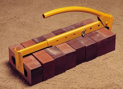 Kraft tool bc380 adjustable brick tongs for sale