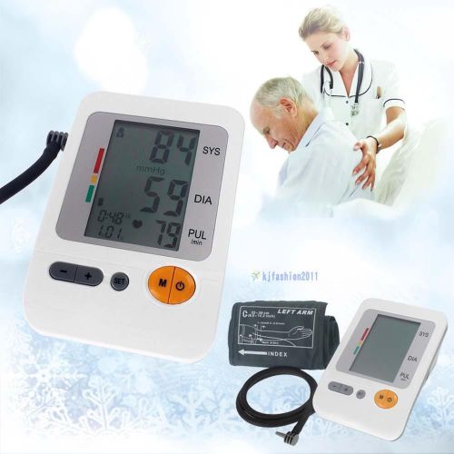 Digital Arm Blood Pressure Monitor Large LCD+Features(Memory , WHO indicator)