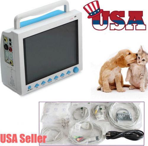 Fda portable vet veterinary vital signs patient monitor,6 parameters,usa,cms8000 for sale