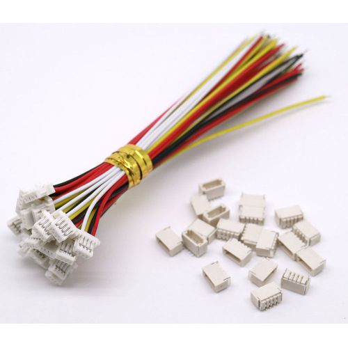 20SETS Mini Micro SH 1.0 JST 4-Pin Connector plug Male with 100MM cable &amp; female