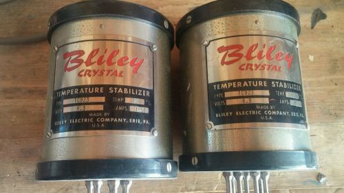 Bliley Crystal Vacuum Tube Temperature Stabilizers Lot of 2