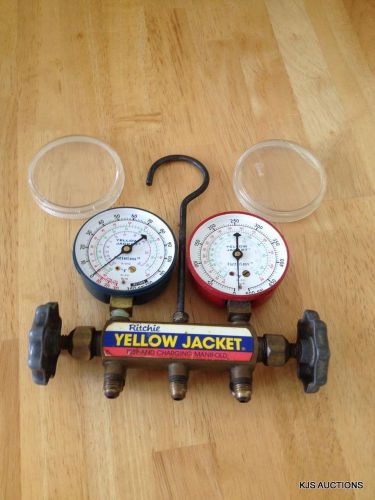 Estate Find Vintage Ritchie Yellow Jacket Test And Charging Manifold