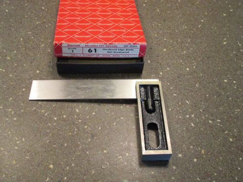 Starrett Reliable Try Square #61 in Box 6 inch Blade