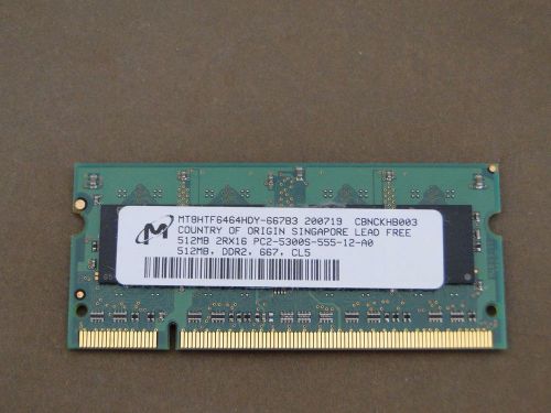 Memory   DDR2     512MB
