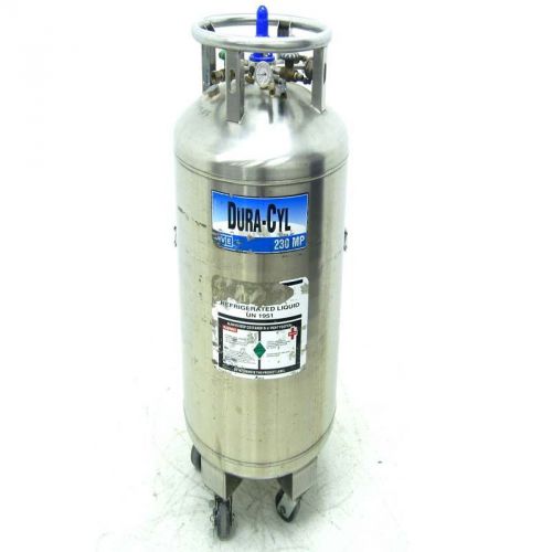 MVE Dura-Cyl 230MP Liquid Nitrogen Storage Stainless Steel Cylinder DOT-4L200