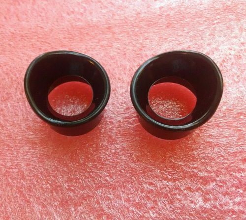 Pair of eye guards, Bausch &amp; Lomb, for microscope eyepieces with 28mm diameter