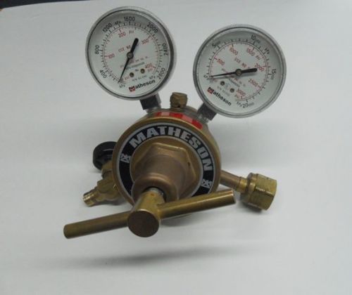 Matheson High Pressure Regulator Model 8-250 w. Valve