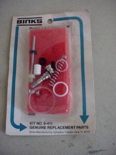 Binks 7 b/c spray gun kit no. 6-411 paint sprayer repair air tools pneumatic for sale