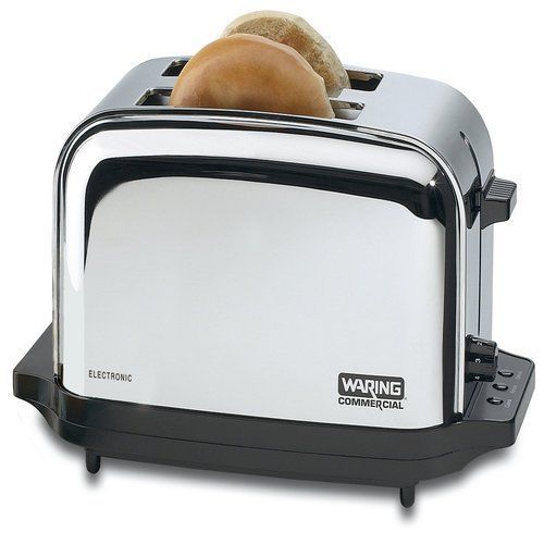 Waring Commercial Light Duty Chrome Toaster with 2 Slots WCT702
