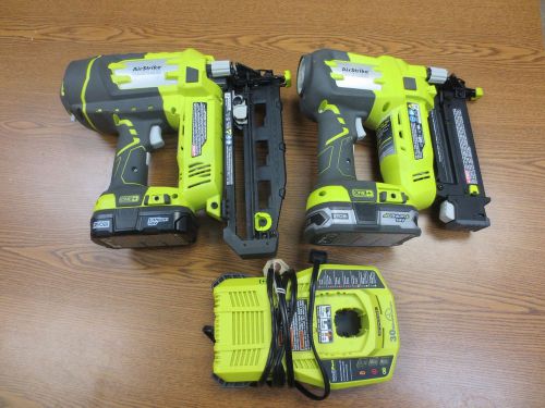 18-volt one+ airstrike brad nailer and straight finish nailer combo (2-tool) for sale