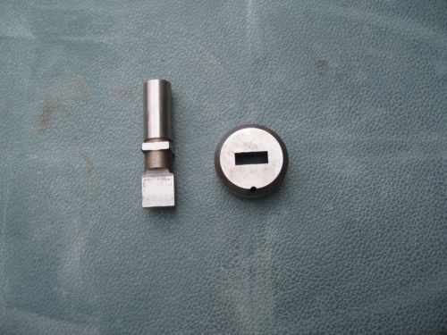 .250 x .680 Turret Punch Press Tooling Rectangular Punch and Die Set Wiedemann
