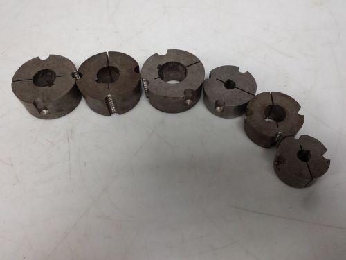 LOT OF 6 Dodge 1210 1/2&#034; 1610 7/8&#034;  1610 1/2&#034; 2012  1-1/4  Taper-Lock Bushing