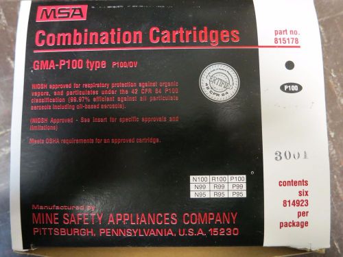 MSA Combination Cartridges GMA-P100 type P100/OV (Box of six)