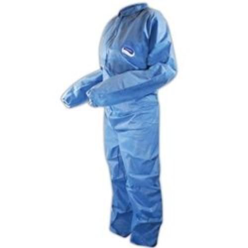 Kimberly-clark a20 particle protection coveralls - large - 24/ carton - blue for sale