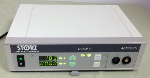 Karl Storz 40160120 Pulsar II Stroboscopy Unit Console 401601 20 Warranty-30 Day