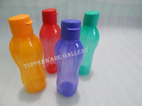 Tupperware Flip Top Bottles ( Set of 4 Bottles ) 25 Oz - 750 ml -New