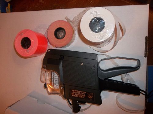 STORE SUPPLY LABEL GUN PRICE GUN WITH ROLLS OF LABELS STICKERS
