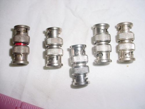 1 Lot of four (5) RF Type BNC (Male Connector) to Type BNC (Female Connector)