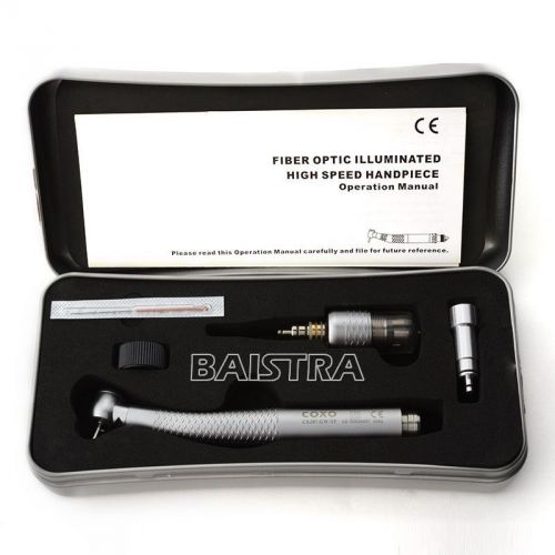 Coxo dental high speed handpiece fiber optic torque +quick coupling fit burs for sale