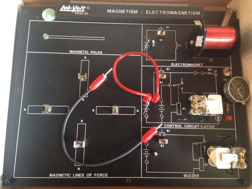 Lab Volt Trainer Board 91020-20 Magnetism / Electromagnetism
