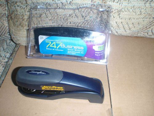 Swingline stapler model 747 desktop -  blue  &amp; grey new? for sale