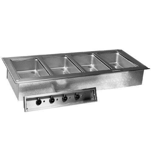 &#034;three&#034; delfield 8759  four pan drop in hot food well-not &#034;one&#034; but &#034;three&#034; for sale