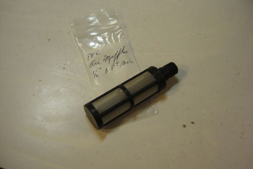 Pvc air muff 1/4&#034; npt male overlenght 3,7/8 1 in o.d. nnb for sale