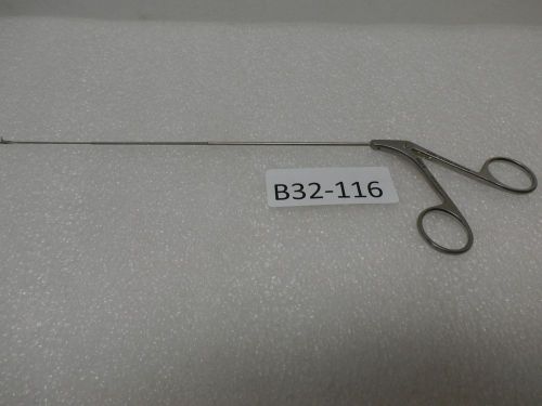 Storz 8683 B Micro Alligator Forceps serrated UP jaws 20cm Laryngeal Instruments