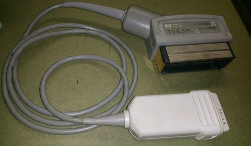 PHILIPS HP L7540 / 21258B Linear Array Ultrasound Transducer 7.5-5.5 Mhz