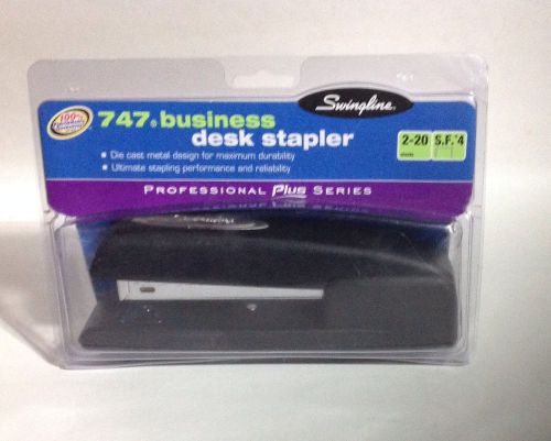 Swingline black die cast metal antimicrobial desktop stapler 20-sheet capacity for sale