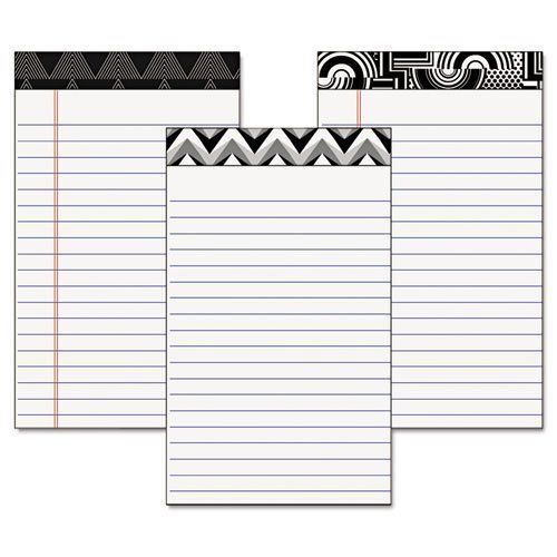 Tops Fashion Legal Pads with Assorted Headtapes  5 x 8 Inches  50 Sheets per Pad
