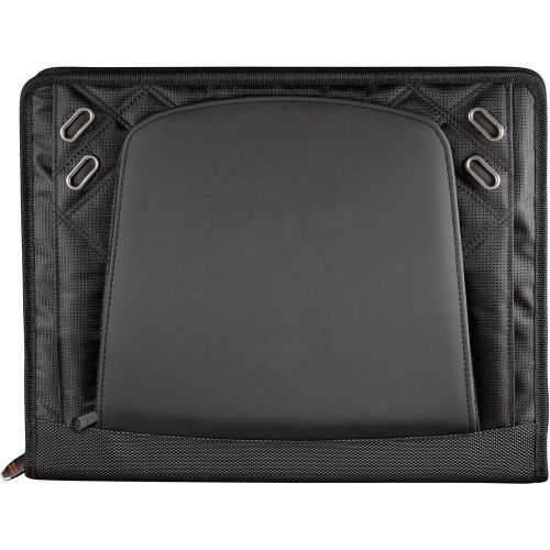 Elleven Zippered iPad/Tablet Padfolio Writing Pad - Black