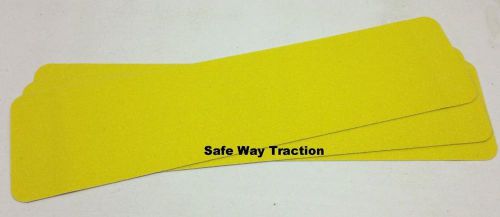 6&#034; x 24&#034; yellow abrasive non skid anti slip safety tape grit safe step 10 treads for sale